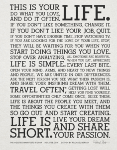 Holstee Manifesto